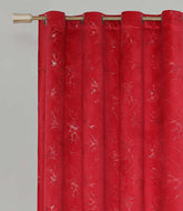 Texture Velvet Curtains Pack of 2 Design # 070